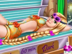 Goldie Princess Tanning — безплатна онлайн игра