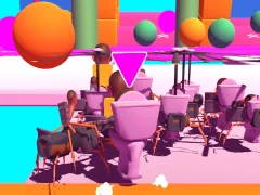 Fall Skibidi Toilet — безплатна онлайн игра