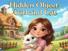 Hidden Object - Girl and Cat — безплатна онлайн игра