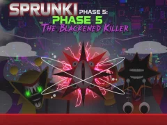Sprunki Phase 5: The Blackened Killer — безплатна онлайн игра