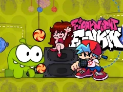 Friday Night Funkin VS Om Nom from Cut The Rope — безплатна онлайн игра
