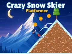 Crazy Snow Skier: Platformer — безплатна онлайн игра