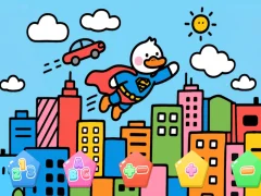 Color By Code Super Duck — безплатна онлайн игра