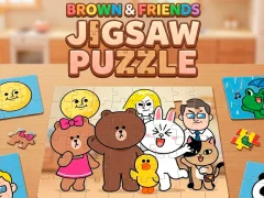 Brown And Friends Jigsaw Puzzle — безплатна онлайн игра