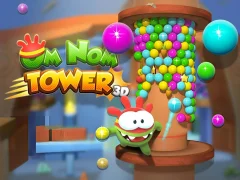 Om Nom Tower 3D — безплатна онлайн игра