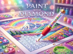 Paint with Diamond — безплатна онлайн игра
