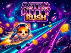 Astro Kitty Rush — безплатна онлайн игра