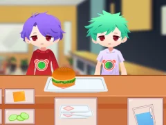 Burger Rush Restaurant — безплатна онлайн игра