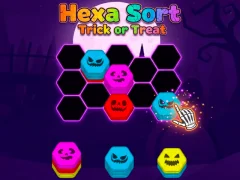 Hexa Sort Trick or Treat — безплатна онлайн игра