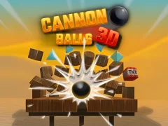 Cannon Balls 3D — безплатна онлайн игра