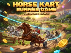 Horse Kart Runner Game — безплатна онлайн игра