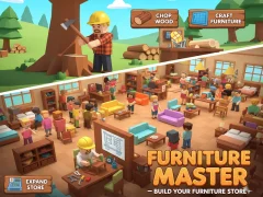 Furniture Master – Build Your Furniture Stor — безплатна онлайн игра