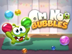 Om Nom Bubbles — безплатна онлайн игра