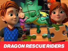 Dragon Rescue Riders Jigsaw Puzzle — безплатна онлайн игра