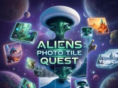 Aliens Photo Tile Quest — безплатна онлайн игра