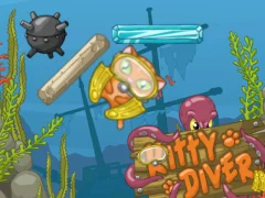 Kitty Diver — безплатна онлайн игра