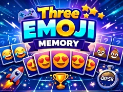 Three Emoji Memory — безплатна онлайн игра