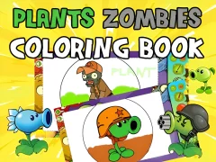 Plants vs Zombies Coloring — безплатна онлайн игра