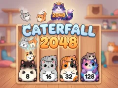 Caterfall 2048 — безплатна онлайн игра