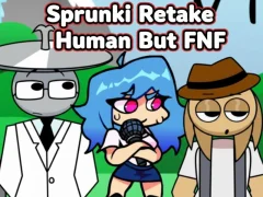 Sprunki Retake Human But FNF — безплатна онлайн игра