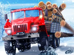Truck Driver: Snowy Roads — безплатна онлайн игра