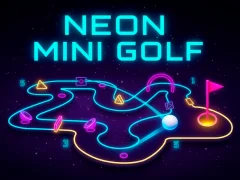 Neon Mini Golf — безплатна онлайн игра