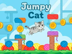Jumpy Cat — безплатна онлайн игра