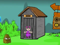 Purple Beauty Girl Rescue — безплатна онлайн игра