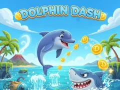 Dolphin Dash — безплатна онлайн игра