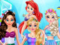 Princess Mermaid Style Makeup — безплатна онлайн игра