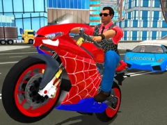 Hero Stunt Spider Bike Simulator 3d — безплатна онлайн игра