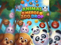 Animal Merge Zoo Drop — безплатна онлайн игра