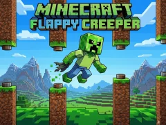 Minecraft Flappy Creeper — безплатна онлайн игра