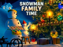 Snowman Family Time — безплатна онлайн игра