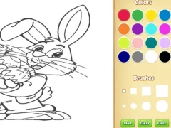 Easter Bunny Coloring Book for Kids — безплатна онлайн игра