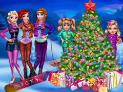 Princesses Christmas tree — безплатна онлайн игра