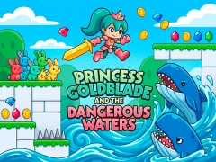 Princess Goldblade and the Dangerous Waters — безплатна онлайн игра