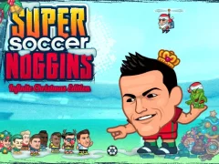 Super Soccer Noggins Xmas Edition — безплатна онлайн игра