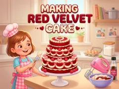 Making Red Velvet Cake — безплатна онлайн игра