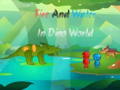 Fire And Water In Dino World — безплатна онлайн игра