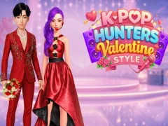 K Pop Hunters Valentine Style — безплатна онлайн игра