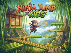Ninja Jump Kids — безплатна онлайн игра