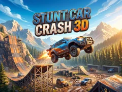 Stunt Car Crash 3D — безплатна онлайн игра