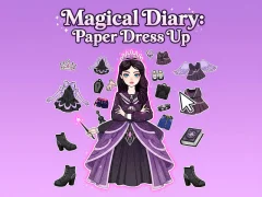 Magical Diary: Paper Dress Up — безплатна онлайн игра