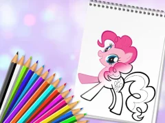 Cute Pony Coloring Book — безплатна онлайн игра