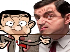 Mr Bean Tile Puzzle — безплатна онлайн игра