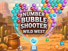Number Bubble Shooter Wild West — безплатна онлайн игра