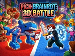 Pick Brainrot: 3D Battle — безплатна онлайн игра