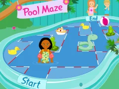Kelly Club: Pool Maze — безплатна онлайн игра