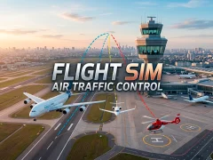 Flight Sim Air Traffic control — безплатна онлайн игра